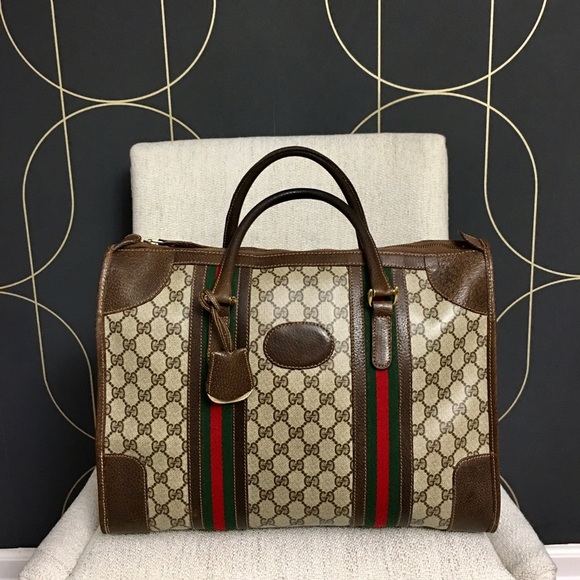 Authentic GUCCI vintage satchel bag - verified authentic by Poshmark! - Picture 3 of 16